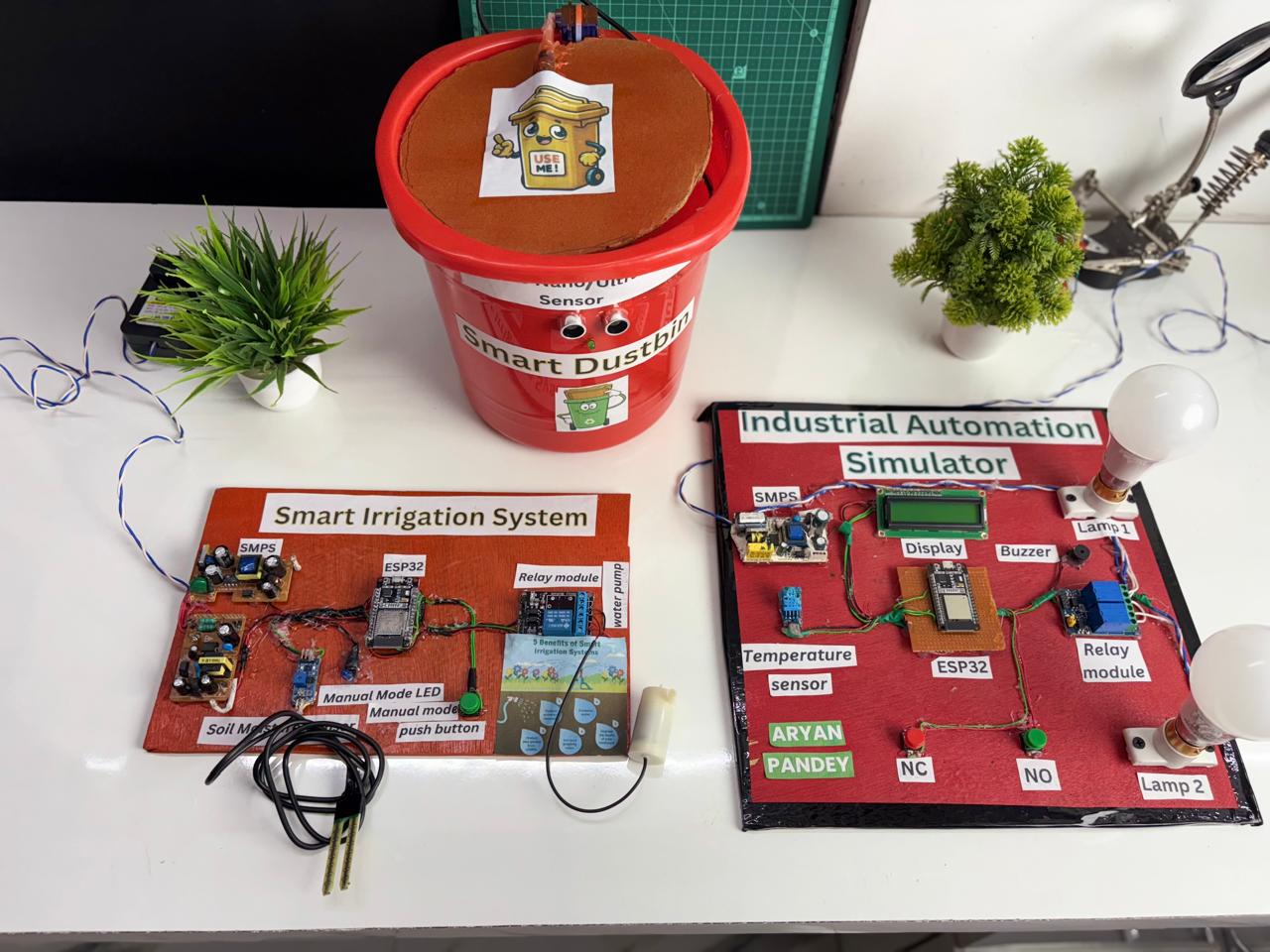 Final year projects India embedded systems IoT Arduino ESP32 automation
